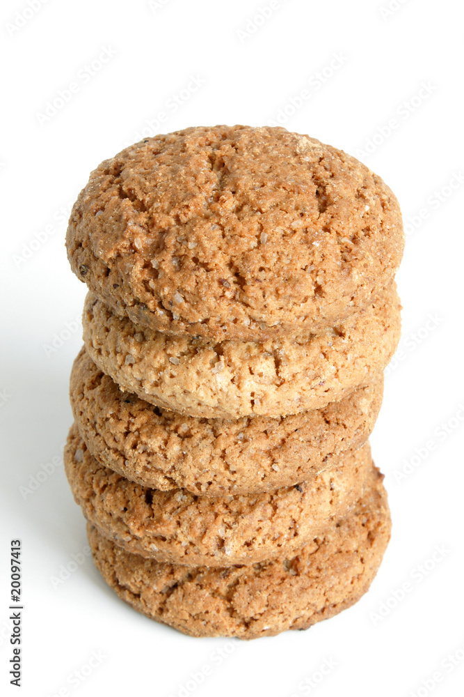 Stack of oatmeal cookies Stack of oatmeal cookies