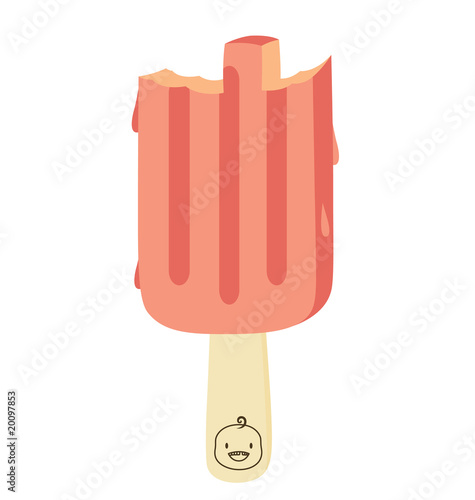 A teeth for ice cream