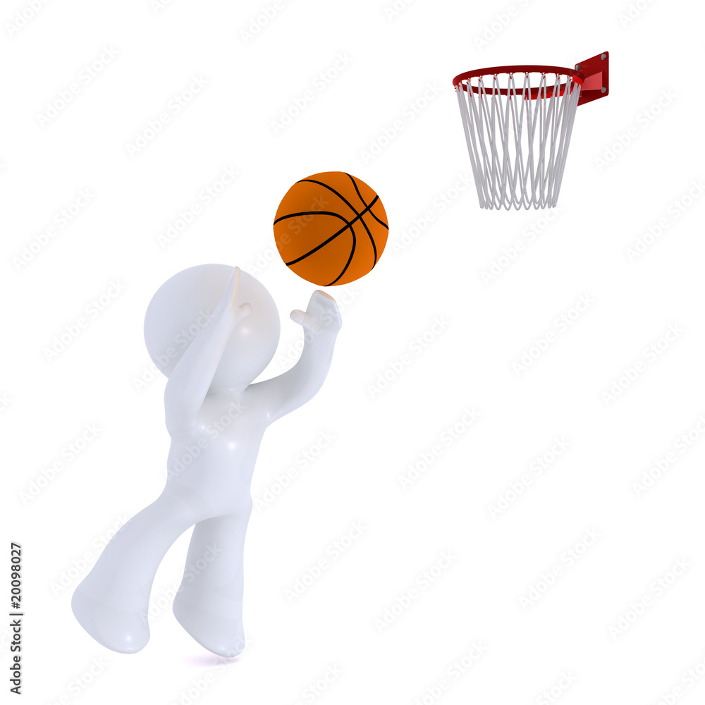Scoring the point in  basketball