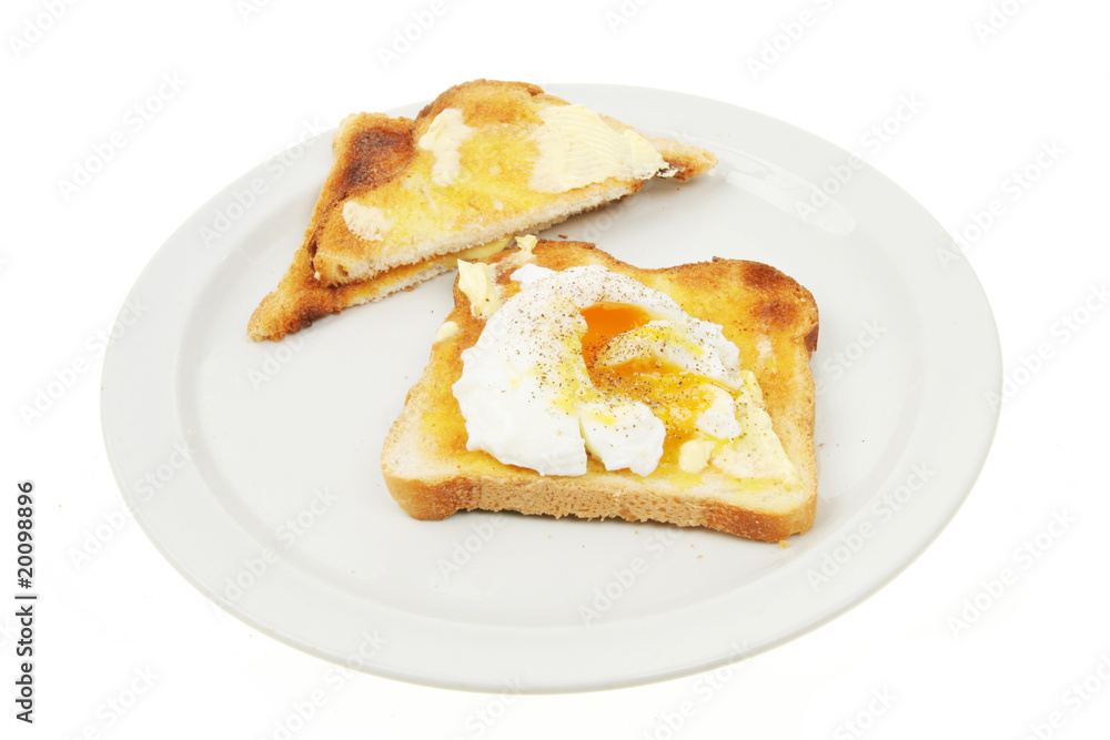 Egg on toast Egg on toast