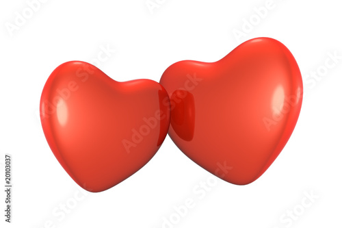Red hearts.