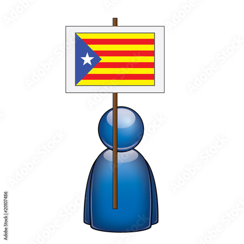 Pancarta Cataluña independiente
