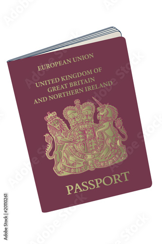 UK Passport Vector
