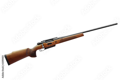 hunting rifle isolated