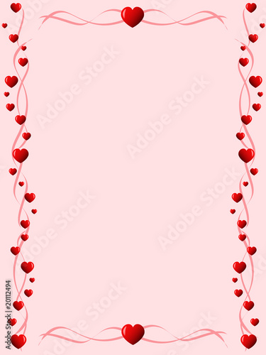 heart lines frame