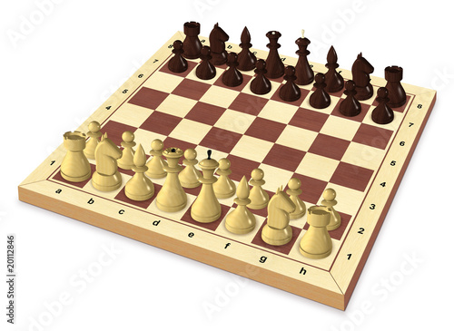 Start of the chess game