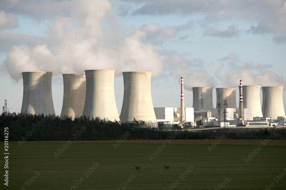 Nuclear power plant Dukovany, Czech republic. Nuclear power plant Dukovany, Czech republic.