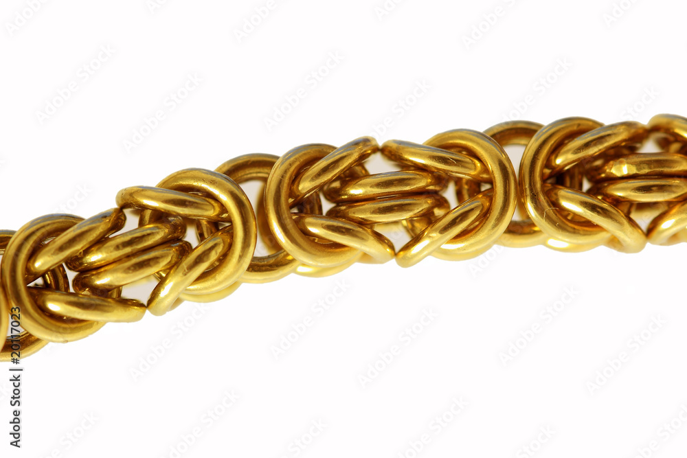 Obraz premium gold chain