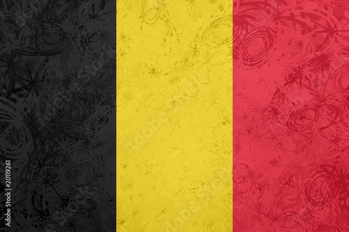 Belgium flag grunge texture