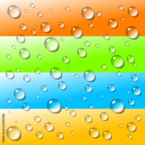 Sfondo colorato gocce vettoriale
