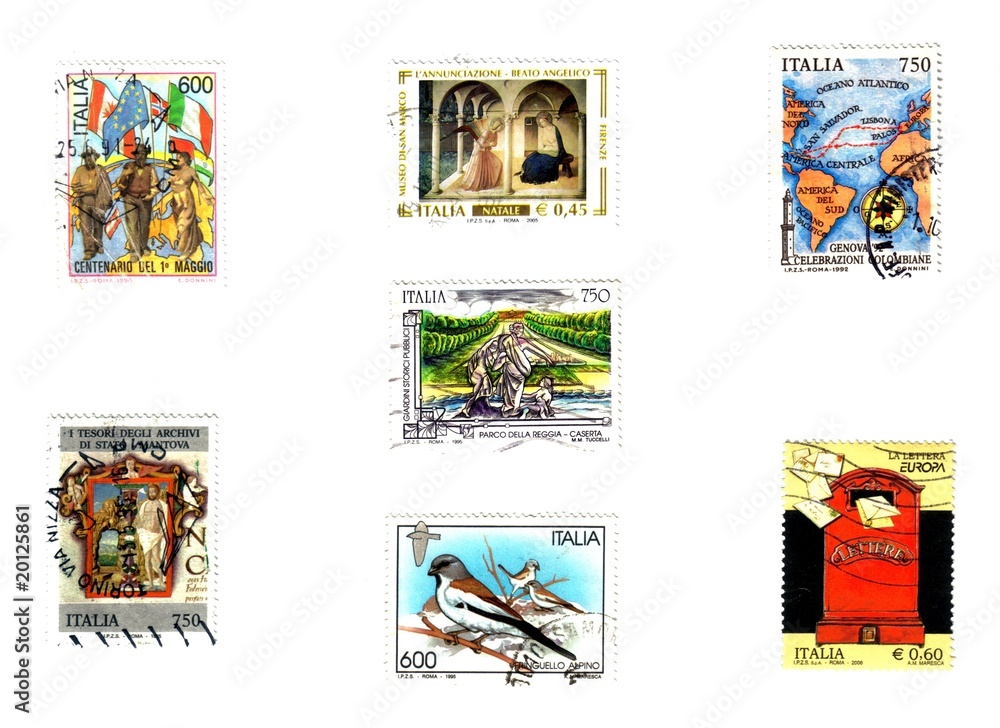 italian post stamps