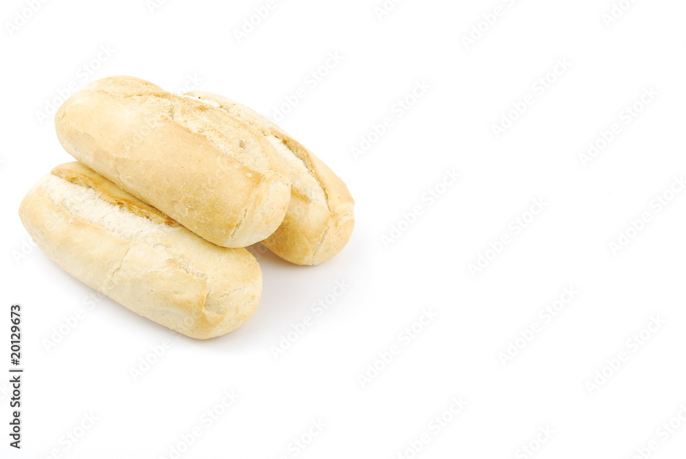Fresh and homemade white bread called baguette Fresh and homemade white bread called baguette