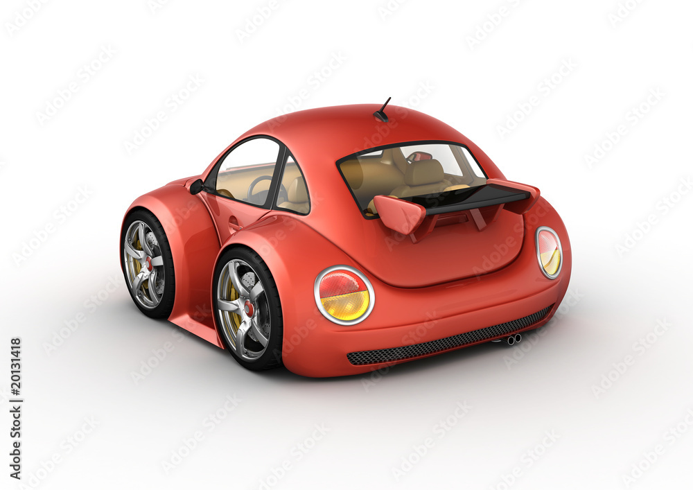 Red sport car Red sport car