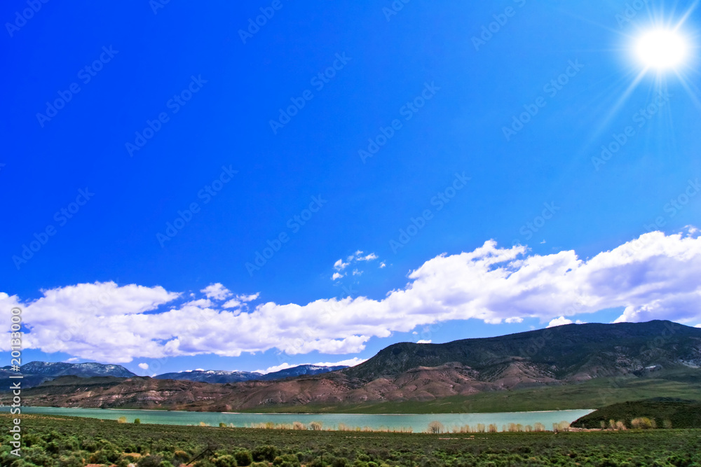 Naklejka premium Landscape of Utah state. USA