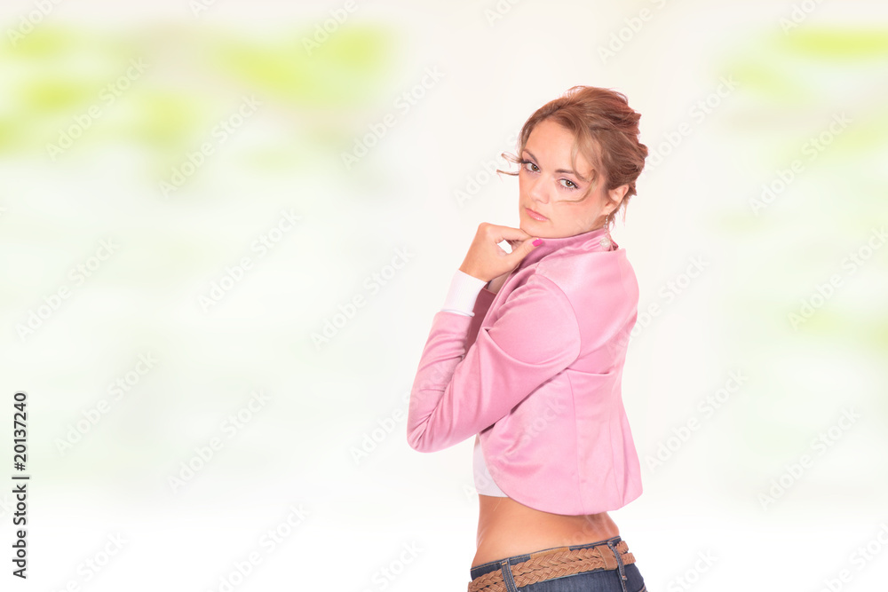 Young healthy beautiful spring woman Young healthy beautiful spring woman