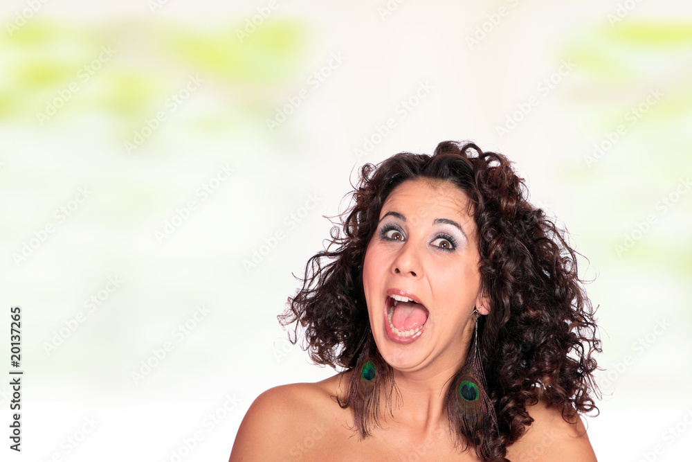 Young healthy beautiful spring woman Young healthy beautiful spring woman