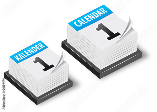Kalender icon 3d
