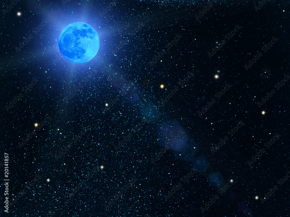 Fototapeta premium Sky stars constellation