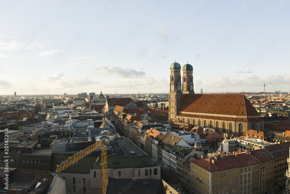 Übersichtsaufnahme Frauenkirche München