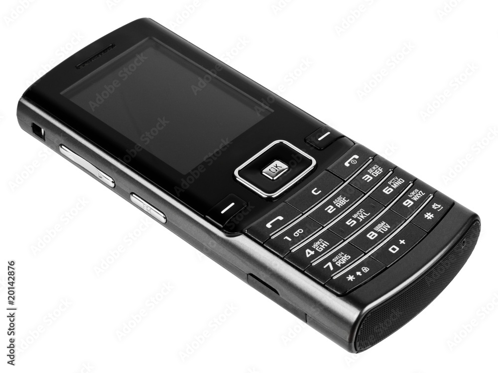 Mobile phone isolated on white background Mobile phone isolated on white background