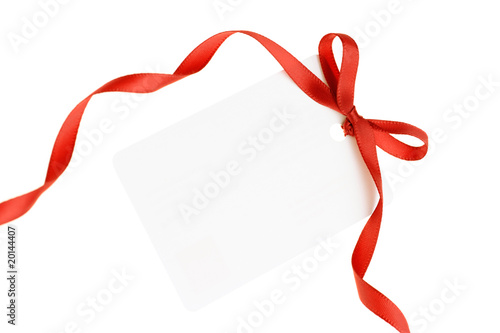 Blank gift tag