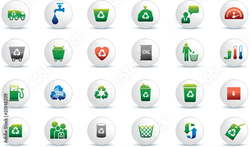 Eco icon set