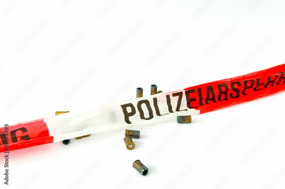Polizeiabsperrung Polizeiabsperrung
