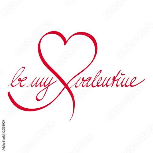 Be my valentine-Herz