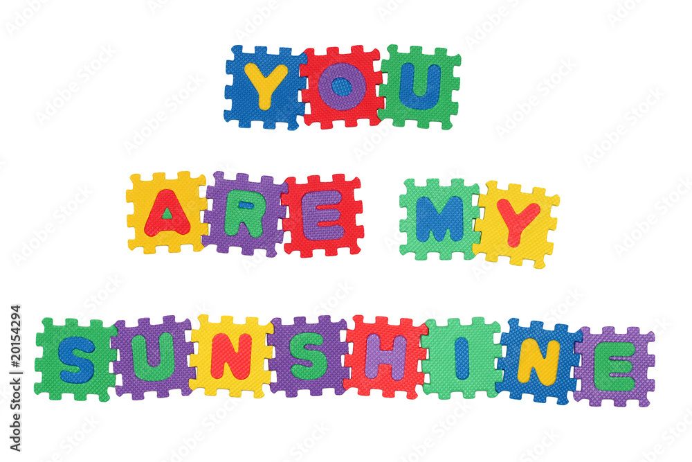 Fototapeta premium You are my sunshine