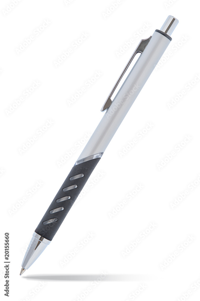 Silver ball point pen Silver ball point pen