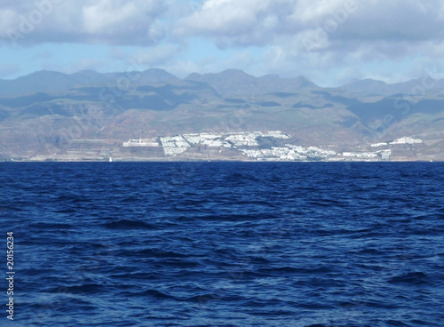 Gran Canaria Distant Coastline View
