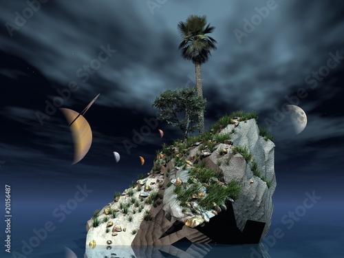 Fototapeta Naklejka Na Ścianę i Meble -  Fremder Planet