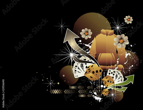 composicion abstracta en vector