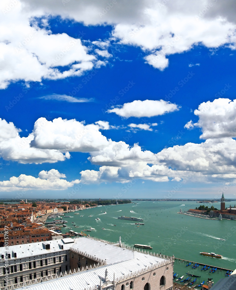aerial view of Venice city aerial view of Venice city