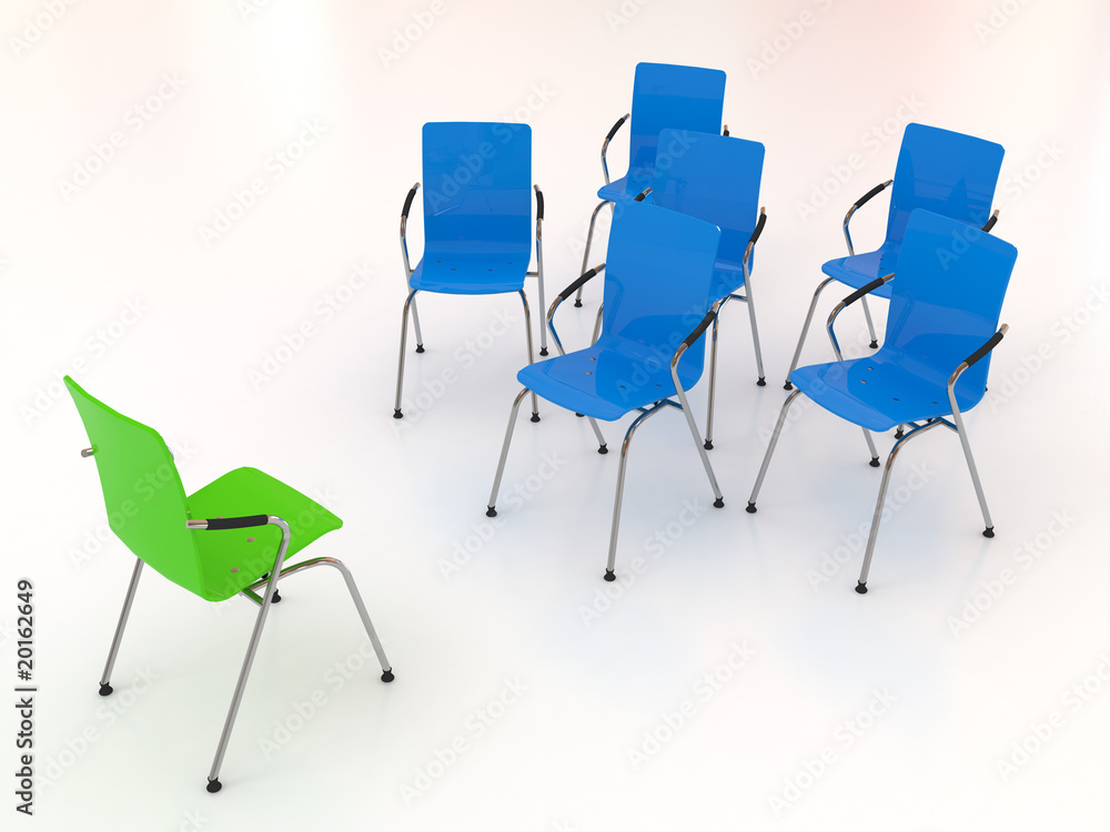 some plastic chairs some plastic chairs