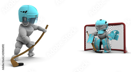 Canvas Print ice hockey