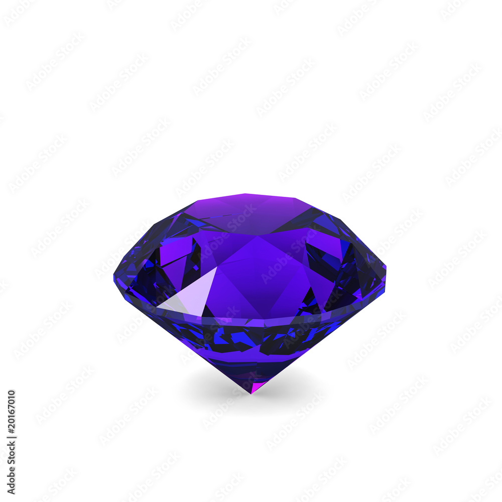 Diamond crystal isolated on white background. Diamond crystal isolated on white background.