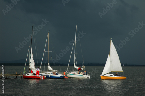 Unwetterwarnung, Gefahr, Segeln