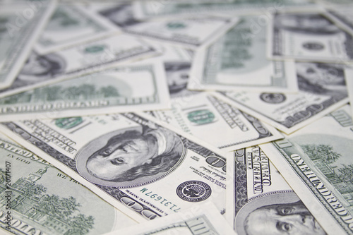 American dollars background