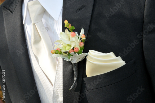 Groom with Boutonniere