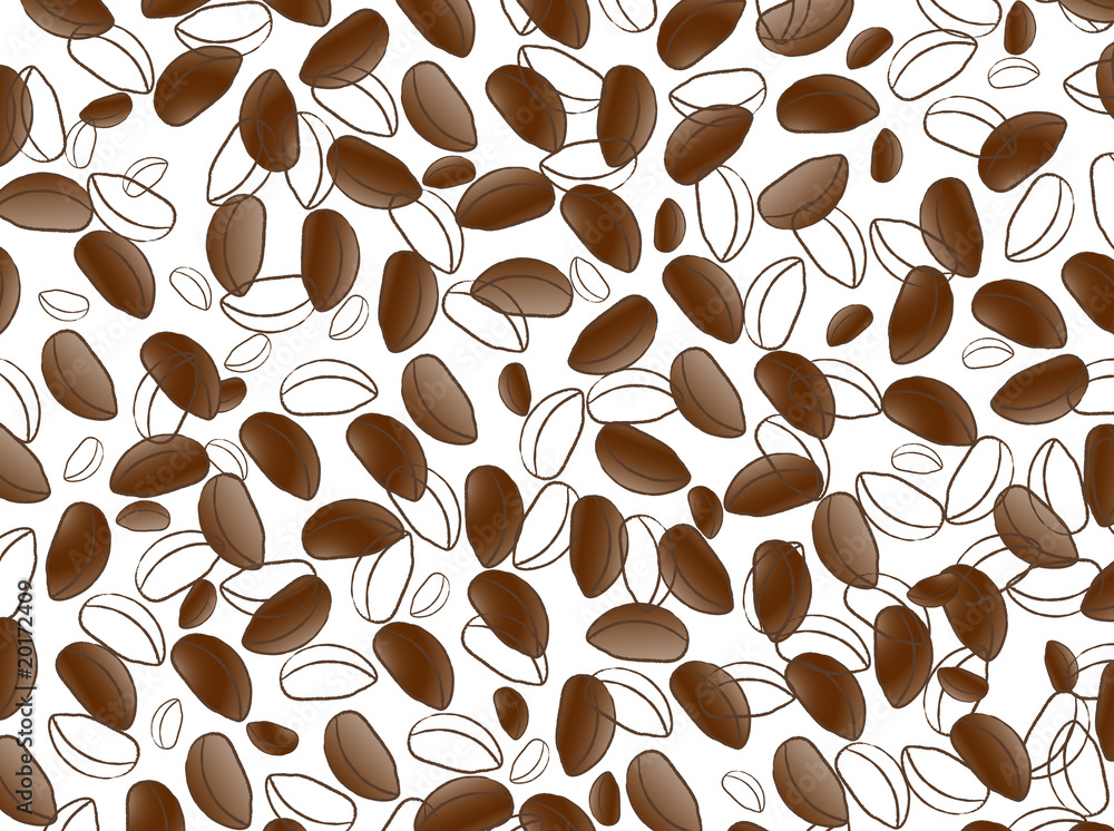 Coffee beans background Coffee beans background