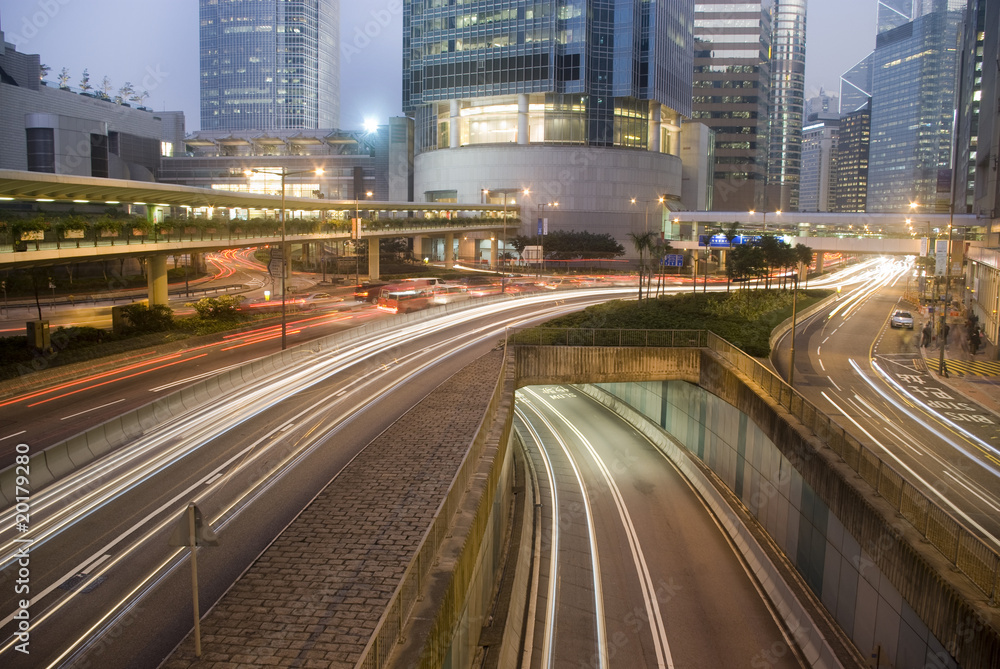 Fototapeta premium Traffic in Hong kong