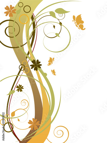 Floraler Hintergrund