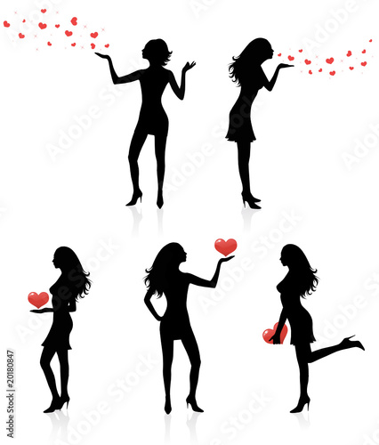 Women and heart.