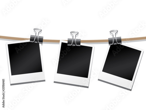 Row of photographs