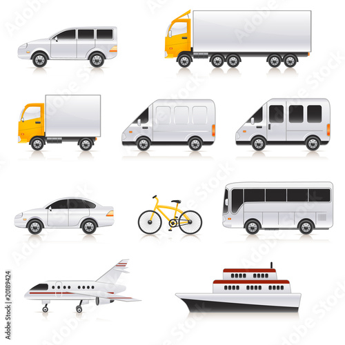 Transport icons