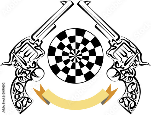 Tattoo Gun, dartboard