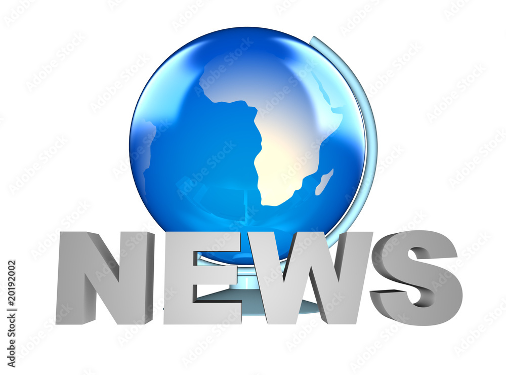 News and Earth globe News and Earth globe