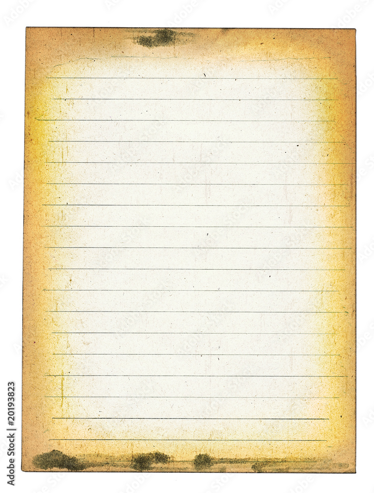Obraz premium dirty lined paper