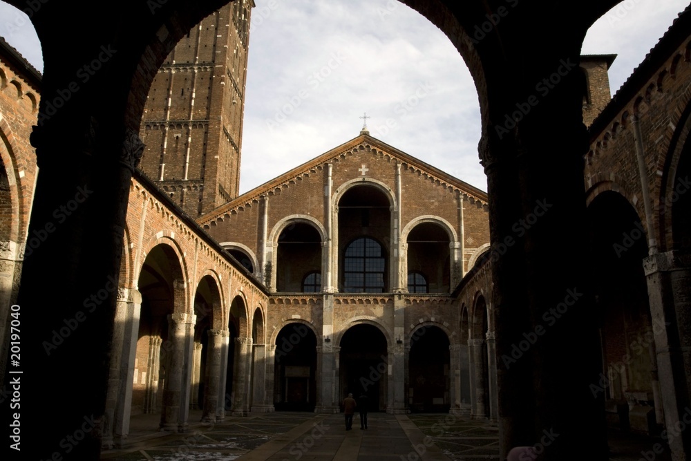Naklejka premium Sant'Ambrogio